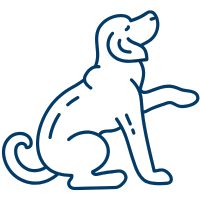 dog paw white icon 200x200 2 1 1