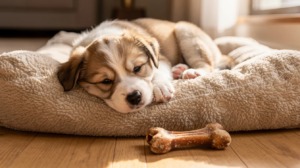 How to Stop Puppy Biting Before It Becomes a Bigger Habit 3 Puppy biting training with chew bone and calm rest period