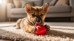 How to Stop Puppy Biting Before It Becomes a Bigger Habit 1 Puppy biting training with chew toy during indoor playtime!!