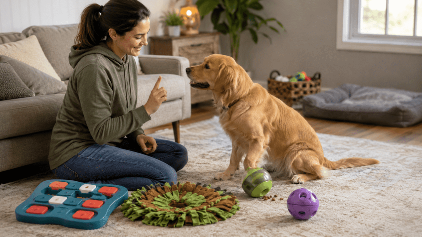 Mental Stimulation for Dogs: Complete Guide to Keeping Your Dog's Mind Active and Engaged 2 Types of Mental Stimulation Activities